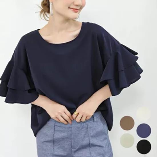 夏新作 韓国風  レディース  Tシャツ   トップス  半袖   ファッション  6色