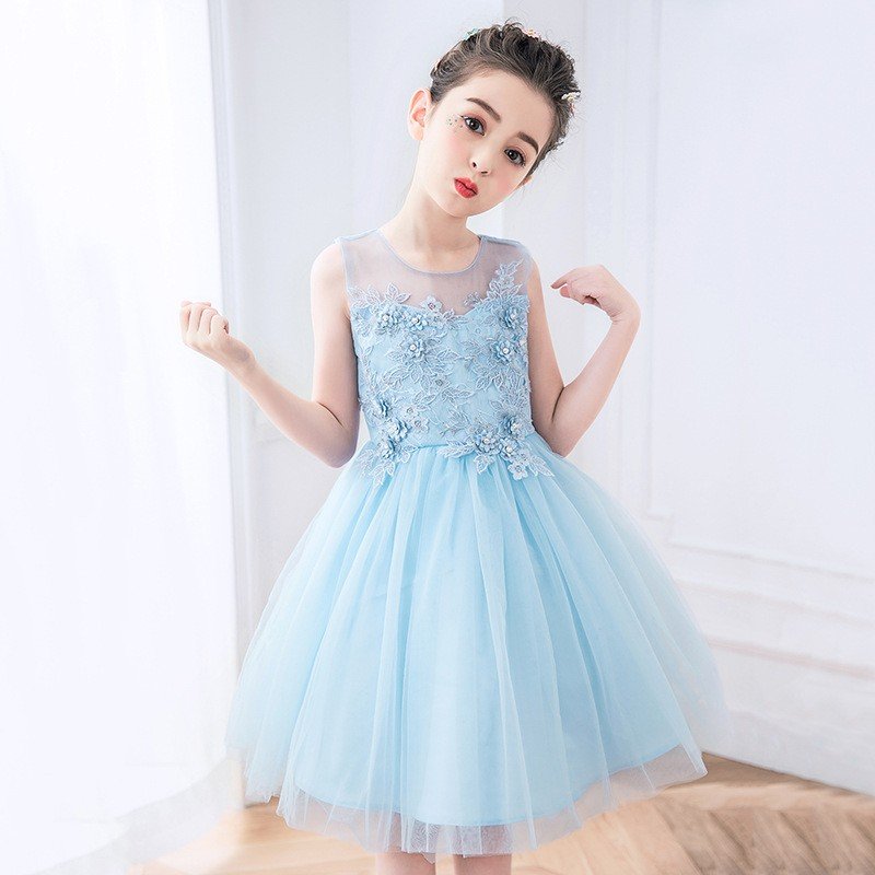 子ども服（女の子)フォーマル ドレス スーツ ドレス 刺繍 花柄 女の子 ワンピースドレス