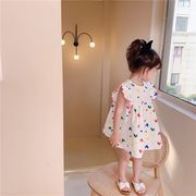 子供服 ワンピース キッズ 女の子 夏 ノースリーブ フリル 韓国子ども服 子供ドレス dress