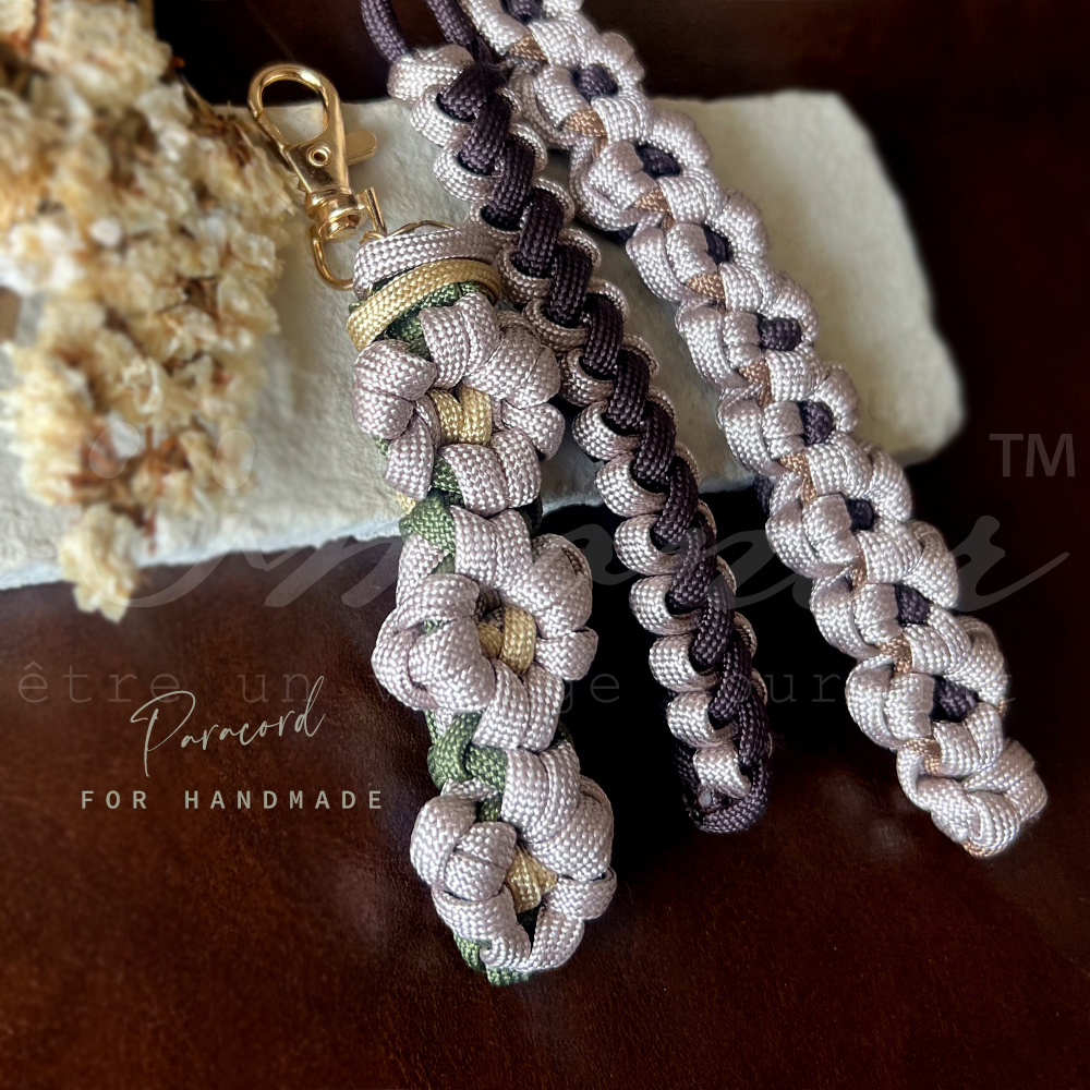 耐久性◎【ハンドメイド用パラコード 全10色】長さ約9m 太さ約4mm