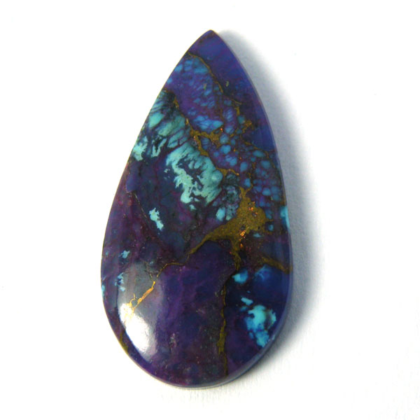 ≪NEWストーン/即納≫天然石 モハベパープルターコイズ カボション 23.2x12x3mm