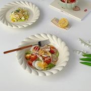 INS  超人気  かわいい  給食盤  お皿  陶器の皿  果物  デザート皿   撮影用具   写真撮影用