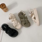 【NEW】韓国風 　夏 　レディース　オシャレ 厚底　シューズ　靴     3色