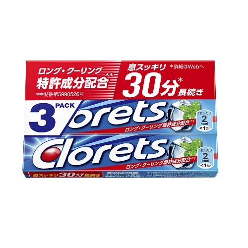 モンデリーズ・ジャパン クロレッツXP〈クリアミント〉3P