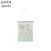 ■GREEN HOUSE(グリーンハウス）■■X'mas■　刺繍ミニタペストリー　シャンデリア