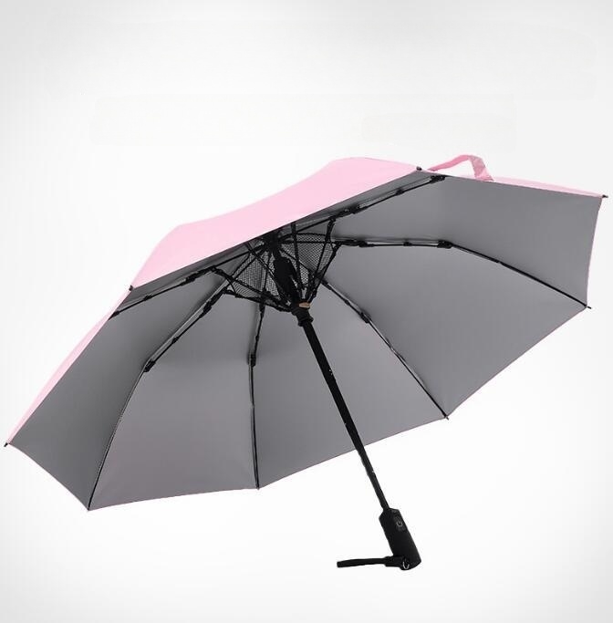 扇風機付き傘 ファンパラソル 晴雨兼用 携帯扇風機 熱中症対策 紫外線カット ＵＶカット日傘 折り畳み傘