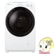 [予約]洗濯機 シャープ 【設置込/右開き】 ドラム式洗濯乾燥機 洗濯7kg 乾燥3.5kg クリスタルホワイト