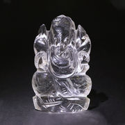 ヒマラヤ水晶 ガネーシャ 彫り物 大 83.5g インド ネパール産 【 一点物 】 天然石 パワーストーン