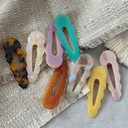 ヘアピン　アクリル　ヘアアクセサリー　デザイン　韓国風　髪飾り