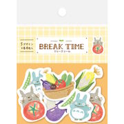 ジブリ【となりのトトロ】 和紙フレークシール vegetable BREAK TIME 855646