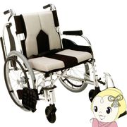 車椅子 自走式車椅子 多機能 背折れ スイングアウト 車いす カラーズ スイングアウトタイプ ライトグレ