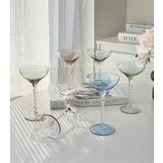 人気のあるデザイン INSスタイル カラースクリューグラス カクテルグラス シャンペングラス