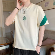 韓国風メンズTtシャツ 夏  ファッションメンズ 彼氏 Tシャツ　半袖Tシャツ