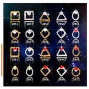 ネイルアート・ネイルパーツ メタルパーツ ネイルアート ネイルスタッズ レディースファッション