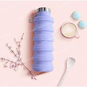 ポータブルスポーツウォーターボトル屋外シリコン折りたたみウォーターカップ