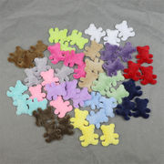 生地 デコパーツ DIY素材 アクセサリー 貼り付けパーツ 手芸材料衣類と靴帽子ヘアアクセサリーパーツ