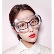 保護メガネ 防護メガネ 保護ゴーグル メガネの上から 眼鏡 飛沫防止 作業 マスク併用 花粉