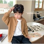 2023春秋新作    男の子 ニットカーディガン、 子供服、   ファッション セーター★薄いコート90-140