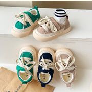 韓国風 子供靴 スニーカー カジュアル靴 ベビー靴 柔らかい 運動靴 3色 男女兼用 タグ21-32