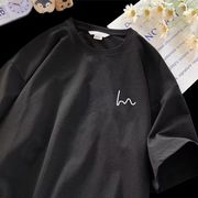メンズ・Tシャツ・ブラウス・夏新作 ・ゆとり・気質・半袖・トップス・M-3XL