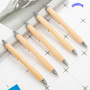 ボールペン 格納式 竹 太い ブラックインク 1mm 持続可能なペン オフィス用品 竹ボールペン 1mm