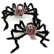 ハロウィーンの装飾的な大きなクモのホラー小道具