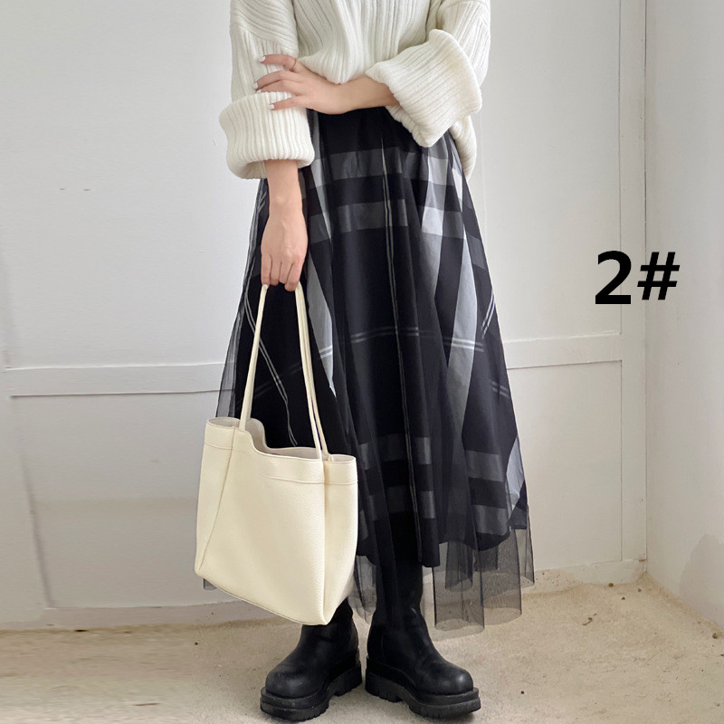 2025 チェリーロングスカート Dark Angel ウォッシャブルニットナロースカート ストレート