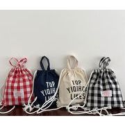 韓国風      バッグ　アクセサリー収納  収納袋  巾着袋  ミニ巾着  ポーチ ラッピング袋    キッズ 4色