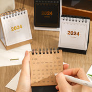 2024年卓上カレンダー  英語 カレンダー 単純 カウントダウンメモ  2024