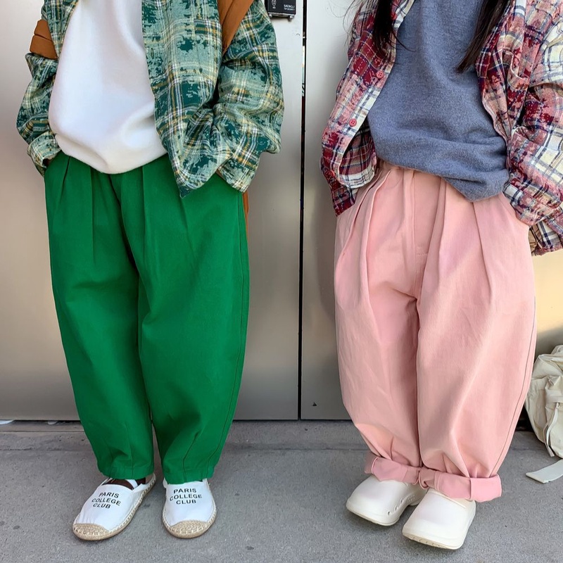 【2023秋新作】韓国風子供服 ベビー服 キッズ 男女兼用 ロングパンツ パンツ