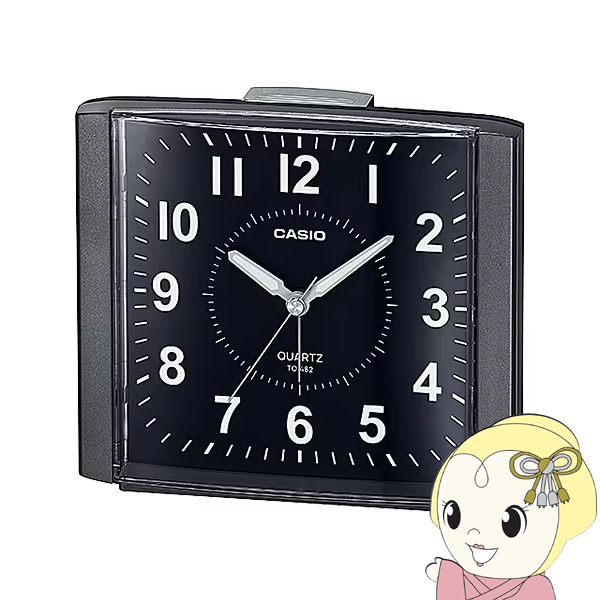 置き時計 置時計 TQ-482-1JF アナログ表示 アナログ表示 目覚まし時計 スヌーズ ライト カシオ CASIO
