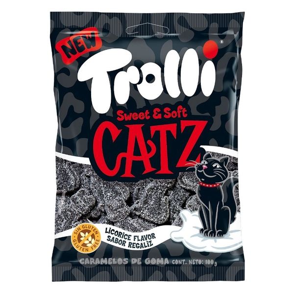 トローリ Trolli キャッツリコリス100g グミキャンディ ハロウィン