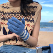 手袋　レディース　韓国ファッション　デザイン　秋冬　全12色　かわいい　26x11cm
