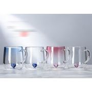 安いのに高く見える 2個入 耐熱 グラスペア グラス 韓国 カップルカップ ほっこりカップ グラス