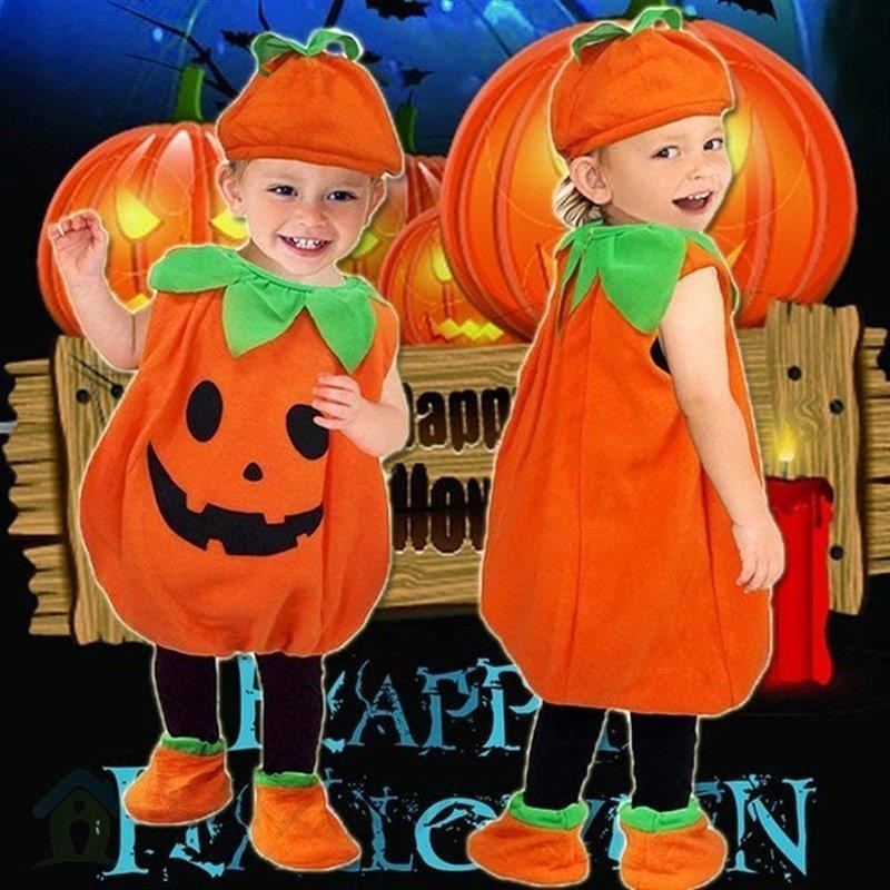 ハロウィン衣装 子供 かぼちゃ ハロウィン コスプレ ベビー 女の子