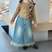 【2023秋新作】韓国風子供服 ベビー服 キッズ 女の子 デニム　スカート