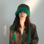 ★3色★　ニットハット　ニットガイド帽子　ins撮影　小顔ハット　韓国デイリーファッション