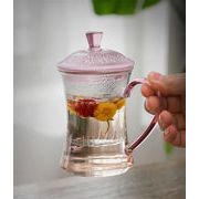 超人気ins話題 ガラスのティーカップ 女性用 シンプル 緑茶 お茶の分離 お茶のティーカップへの淹れ