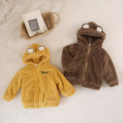 秋と冬 子供 綿 女の子 男の子 冬のジャケット そしてベルベット、暖かく保つ キッズ 子供服