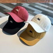 5色 かわいい 猫の刺繍  野球帽 カジュアル CAP 帽子 ファッション レディース ベースボールキャップ