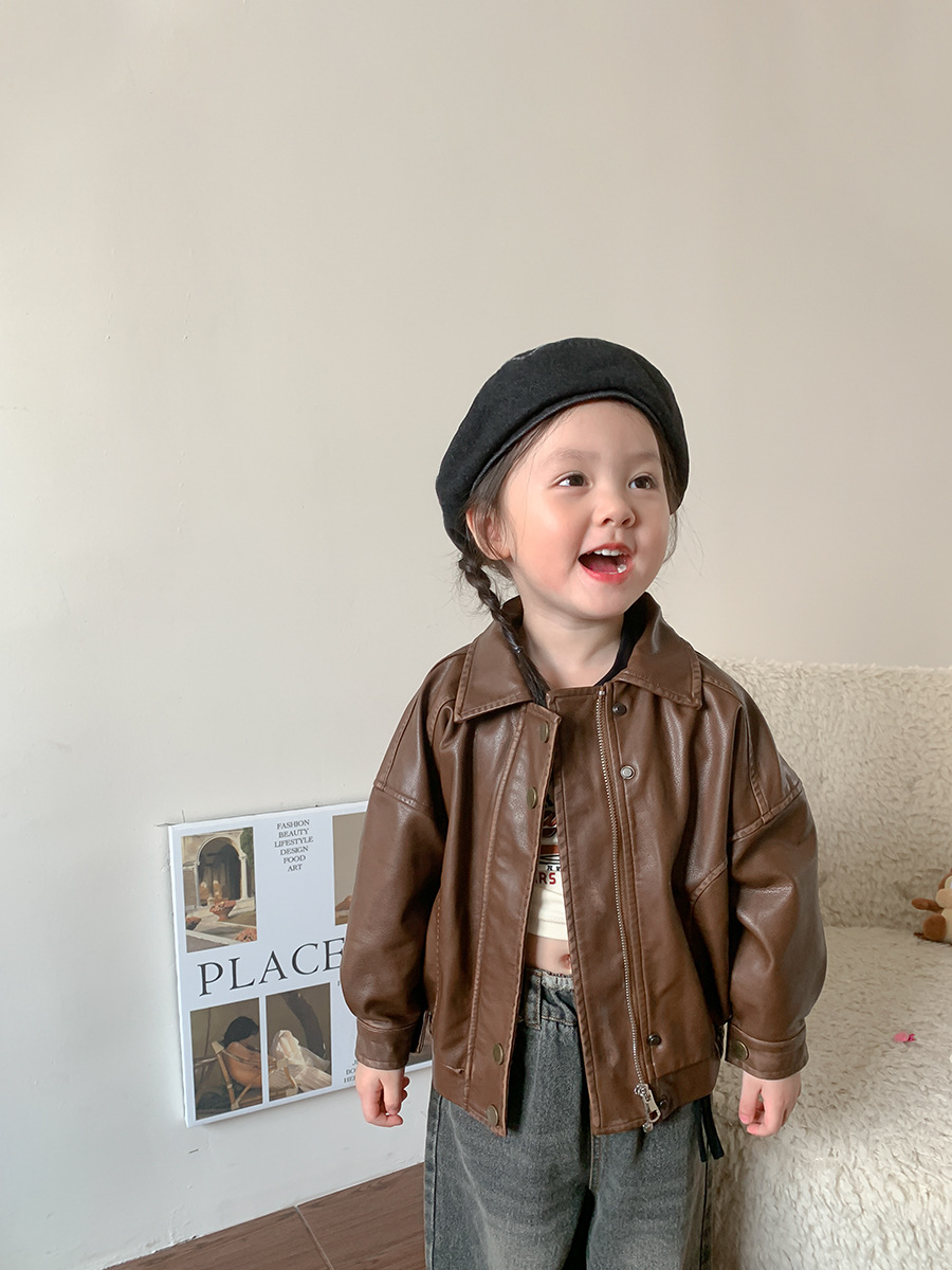 2023年秋新作★子供服★男女兼用 ジャケット 韓国風  かっこいい コート ★80-140cm