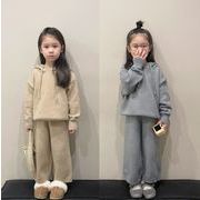 セーター+パンツ    2点セット    キッズ服     韓国風子供服    二色