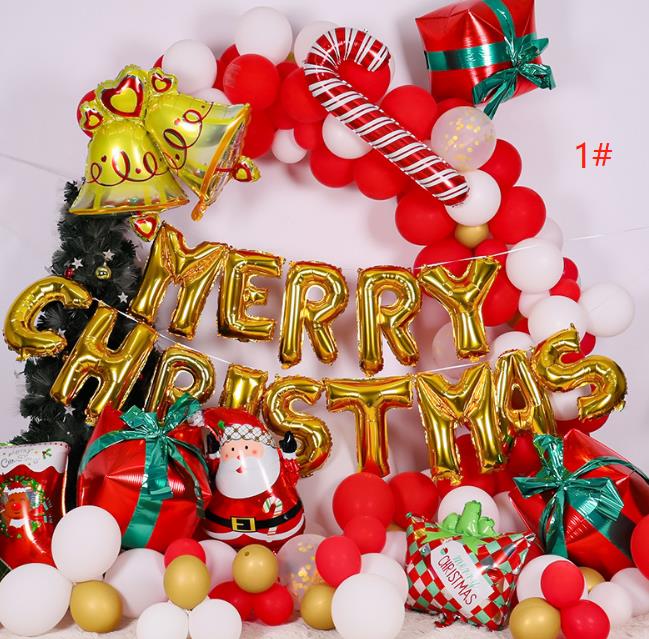 クリスマス 風船 飾り付け クリスマス 風船 装飾 インテリア 雑貨 クリスマスツリー撮影道具 7色