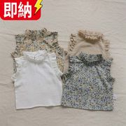 【24H即納可】韓国風子供服 ベビー服  女の子 おしゃれ ノースリーブ トップス Tシャツ