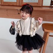 【2022春新作】韓国風子供服 ベビー服 　女の子　姫系　オシャレ　トップス　Tシャツ＆スカート