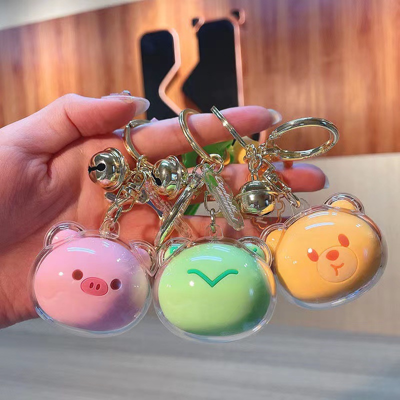 かわいいキーホルダー パンダ 豚 カエル キーホルダー キーチェーン 
