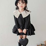 【秋新作】韓国風子供服 ベビー服 キッズ  女の子　カジュアル  長袖　トップス＆ワンピース