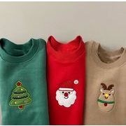 2023 秋冬新作 韓国版 Tシャツ ins 上着 クリスマス 暖かい 男女兼用 子供服