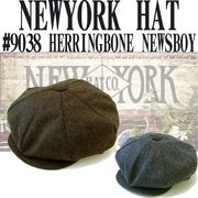 NEWYORK HAT ＃ 9038  HERRINGBONE  NEWSBOY 21121