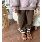 秋冬    キッズ服     韓国風子供服    ズボン    シンプル     パンツ    80-140cm